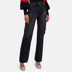 New Re/Done High-Rise Loose Distressed Jeans